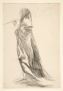 Étude de hallebardier, de Richard III - Edwin Austin Abbey