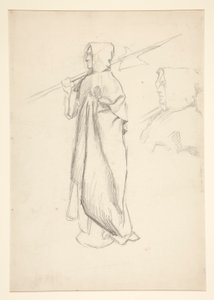 Étude de hallebardier, de Richard III - Edwin Austin Abbey