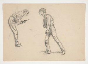 Étude de deux hommes