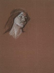 Étude de femme - Edwin Austin Abbey