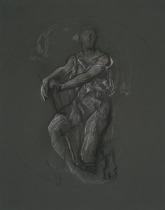 Étude de figure non identifiée pour un projet de fresque au capitole de l