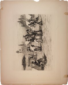 Journaux en camp, 1876 - Edwin Austin Forbes