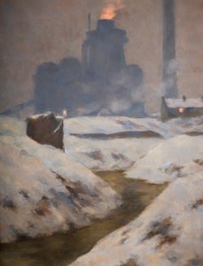 Fournaise et neige, paysage