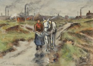 Conduisant le Poney de la Péniche