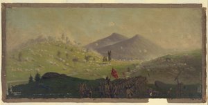 Attaque sur Little Round Top tenue par le 5e Corps commandé par le général Sykes