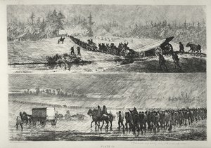 Marcher sous la pluie - Edwin Forbes