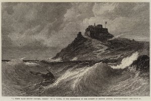 Une forte brise, Mont Orgueil, Jersey