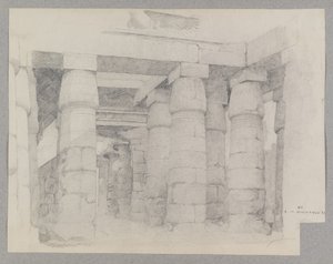 Temple de Khonsou à Karnak, 1887