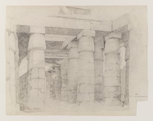 Temple de Khonsou à Karnak, 1887