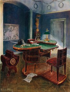 Bureau de Campagne et Bureau en Boîte de Napoléon Ier, Château de la Malmaison, France