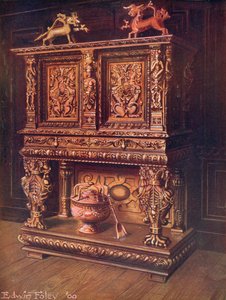 Crédence bourguignonne sculptée
