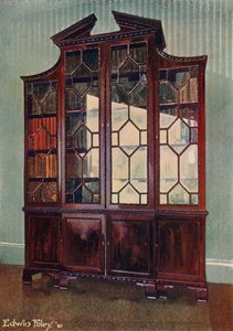 Bibliothèque sculptée Chippendale - Edwin John Foley