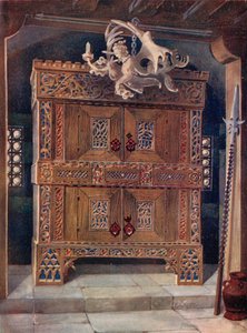 Armoire gothique tardive. Allemande