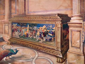 Coffre de mariage ou Cassone. Italien