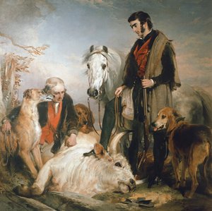Scène dans le parc de Chillingham : Portrait de Lord Ossulston
