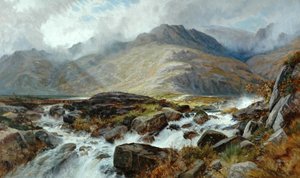 Le Glyder Fawr depuis Pen-Y Ben Glog, 1876