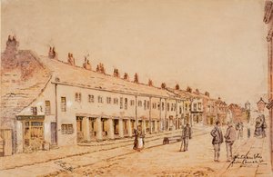 The Shambles, from Church Street, vers 1891-1917 (aquarelle sur papier) - Edwin Robert Beattie
