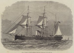 HMS Wyvern, bélier à vapeur à double tourelle