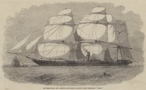 Le nouveau vapeur de la Peninsular and Oriental Navigation Company, Pera