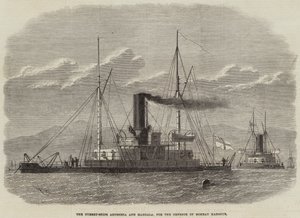 Les navires-tourelles Abyssinia et Magdala, pour la défense du port de Bombay - Edwin Weedon