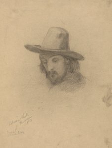 Edward Winslow, esquisse pour la signature du pacte dans la cabine du Mayflower