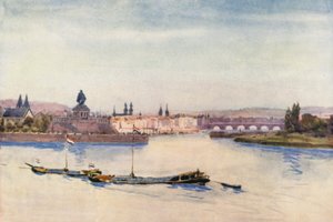 Le Rhin : Confluence du Rhin et de la Moselle