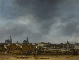 Vue de Delft après l