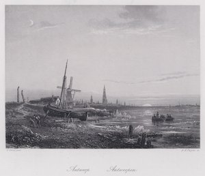 Anvers (gravure) - Egidius Linnig