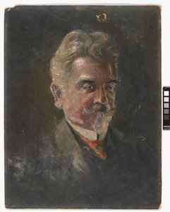 Portrait de Leopold Czihaczek en trois-quarts - Egon Schiele