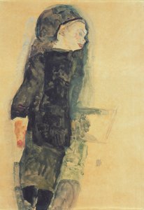 Enfant en robe noire, 1911