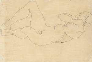 Nu féminin avec les mains derrière la tête, 1914