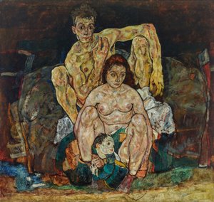 Couple accroupi (La famille)