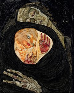 La mère morte. - Egon Schiele
