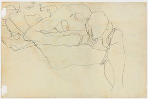 Amoureux, 1913 - Egon Schiele