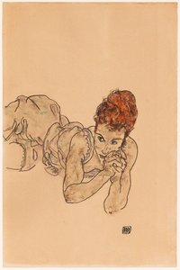Femme allongée, 1917