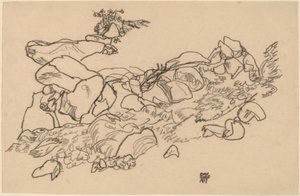 Ruisseau de Montagne - Egon Schiele