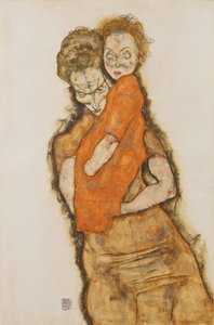 Mère et enfant - Egon Schiele