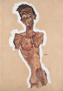 Autoportrait nu, 1910