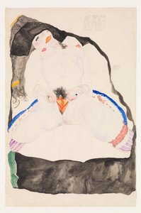 Observé dans un rêve, 1911 - Egon Schiele