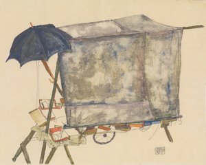 Chariot de rue - Egon Schiele
