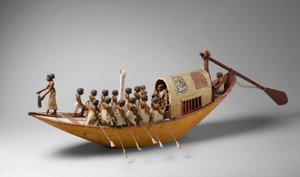 Bateau de Voyage Ramé depuis la Tombe de Meketre, c.1981-1975 av. J.-C.