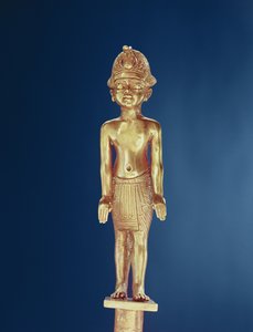 Figure du roi, de la tombe de Toutankhamon (vers 1370-1352 av. J.-C.) Nouvel Empire