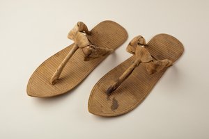 Paire de sandales, vers 1390-52 avant J.-C. - Egyptian 18th Dynasty