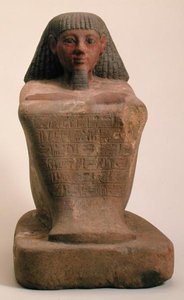 Statue du scribe Maaniamen, milieu du 15e siècle av. J.-C., Nouvel Empire