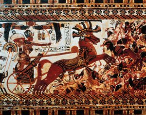 La boîte de chasse (détail)