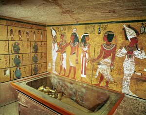 La chambre funéraire dans la tombe de Toutankhamon, Nouvel Empire
