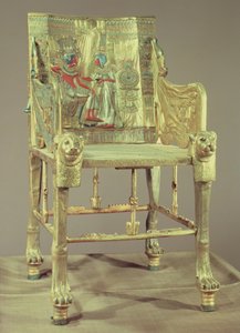 Le trône de Toutankhamon