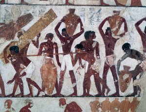 Transport de nourriture pour stocker les entrepôts du Temple d