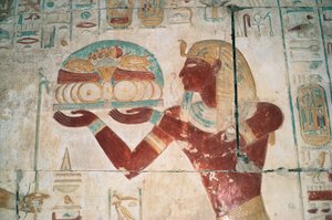 Égypte, Abydos, Temple du pharaon Séthi Ier, chapelle d