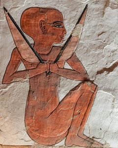 Divinité Naos, de la tombe de Néfertari, Nouvel Empire